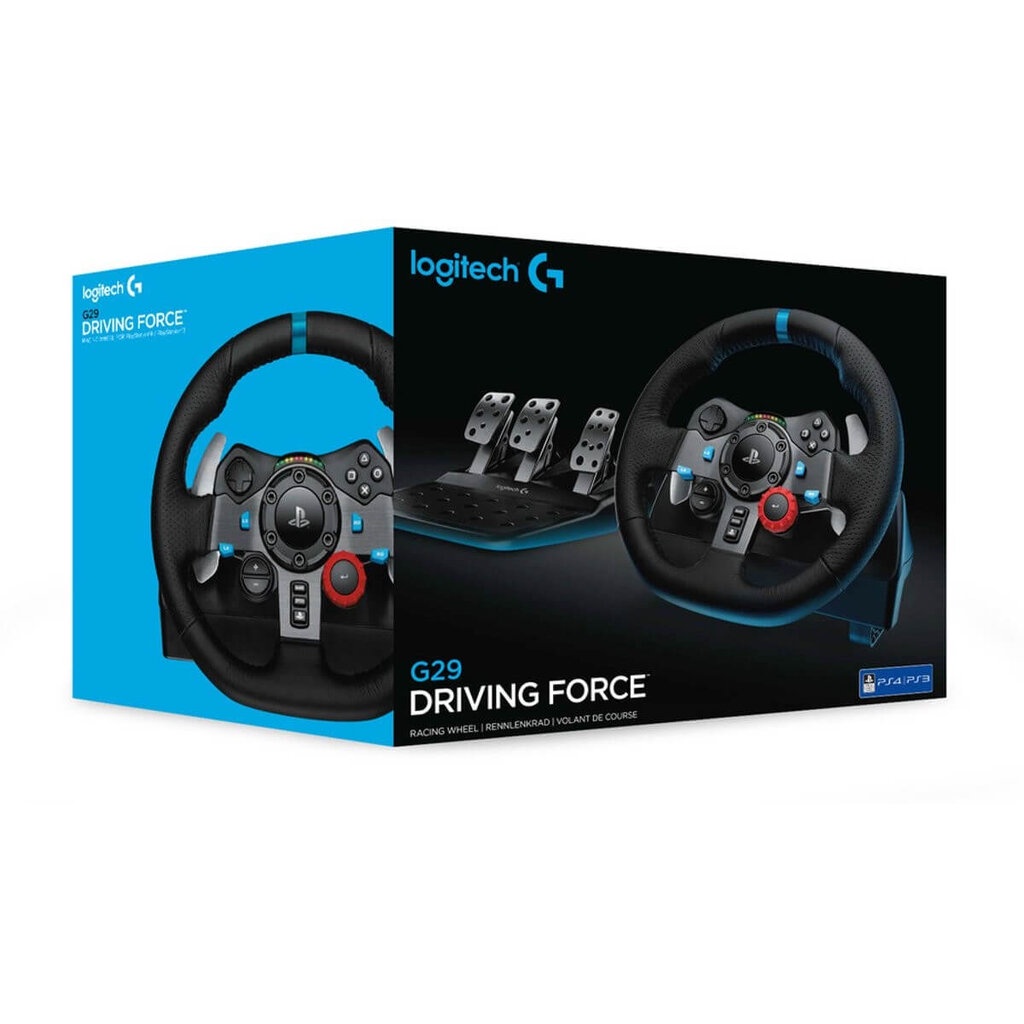 🛵มีส่งด่วน💨 LOGITECH G29 DRIVING FORCE RACING WHEEL คอนโทนเลอร์เกมมิ่งแบบพวงมะลัยพร้อมคันเหยียบ ประกัน 2ปี