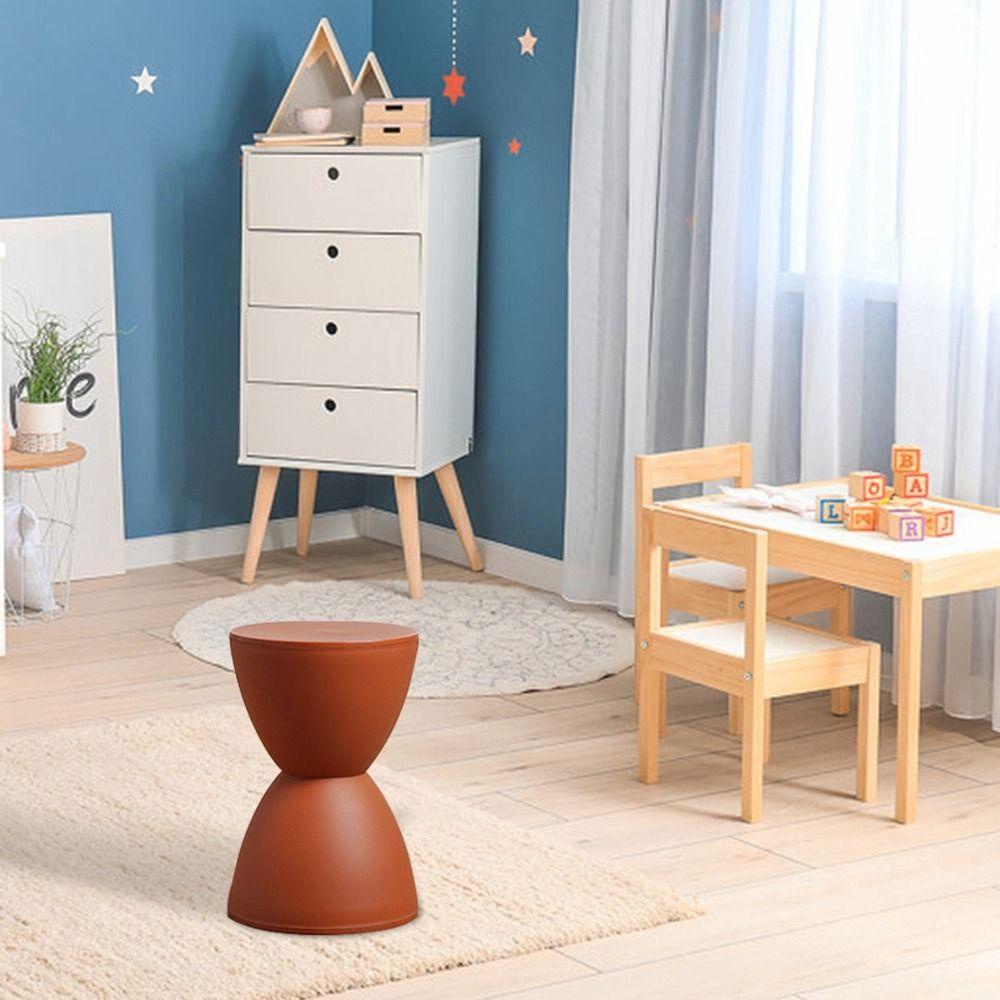 Somedayzl เก้าอี้กลม PP สร้างสรรค์ ทนทาน กันน้ํา หนา ห้องนั่งเล่น ตกแต่งบ้าน ใช้งานง่าย ทําความสะอาดง่าย เก้าอี้เด็ก - รูปที่ 3