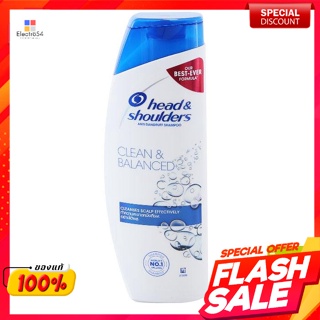 เฮดแอนด์โชว์เดอร์ แชมพู สูตรคลีนแอนด์บาลานซ์ 330 มล.Head and Shoulders Shampoo Clean and Balance Formula 330 ml.