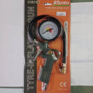 KANTO หัวเติมลม+เกจ์วัดสายอ่อน รุ่น KT-TG-1 Tyre -inflating gun