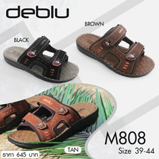 NFshoes ถูกสุด! รองเท้าแตะเดอบลู-เพื่อสุขภาพ รองเท้าลำลองผู้ชาย Deblu รุ่น M808 พื้นเย็บขอบ นิ่ม ใส่สบาย