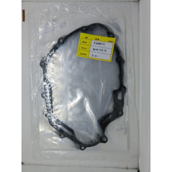 MESIN 10 ชิ้น Megapro ใหม่ 2010 Mono Pack Pak Pak Pak Pak Paking เครื่องยนต์ด้านข้างคลัทช์ Megapro ใ