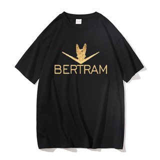 เสื้อยืดแขนสั้น เสื้อยืดแขนสั้น ผ้าฝ้าย ขนาดใหญ่ สวมใส่สบาย ลาย Bertram I Eat สไตล์สตรีท สําหรับผู้ชาย และผู้หญิง