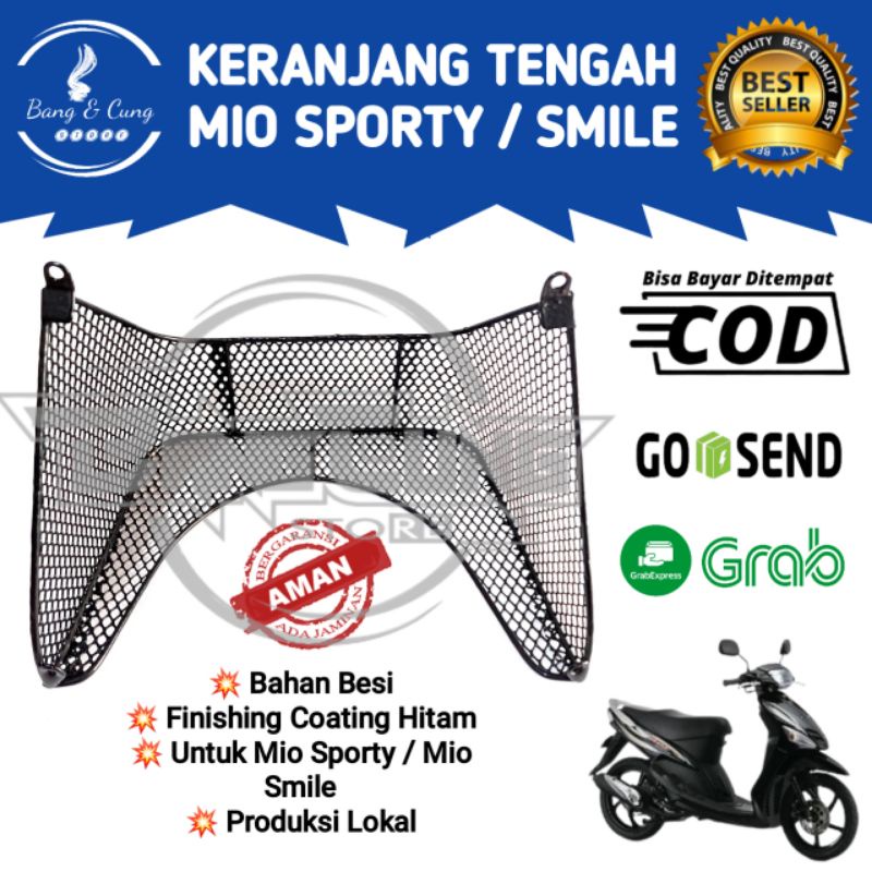ตะกร้าแร็คตะกร้ากระเป๋าลิ้นชักกระเป๋าแดชบอร์ดกลางด้านข้าง Mio Lama Sporty Smile