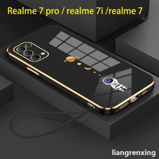 เคส realme 7 pro realme 7i realme c17 ใหม่ เคสโทรศัพท์มือถือ ซิลิโคนนิ่ม ชุบไฟฟ้า กันกระแทก สําหรับ realme 7 pro realme 7i realme c17 DDTKR01 น่ารัก ลายการ์ตูน กันกระแทก