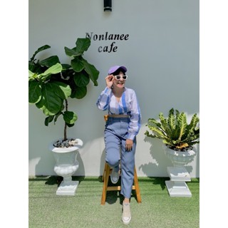เสื้อแขนยาว ไขว้หน้าจั๊มเอว
