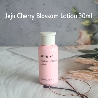 [Innisfree] Jeju Cherry Blossom โลชั่น 30 มล. ผลิตภัณฑ์ดูแลผิว สไตล์เกาหลี ผลิตในประเทศชุดเดินทาง