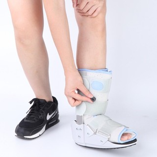 (ขายดี)บูทเฝือกลมสูญญากาศ (สั้น) ข้อเท้า/ส้นเท้า/ฝ่าเท้า Air Walking Boot 11” (Gray)รองเท้าเฝือกชนิดปั๊มลม สำหรับข้อเท้า