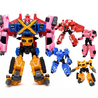 Miniforce Styles 5 X Lucybot Lucy Bot Ranger Transformer Machine ของเล่นหุ่นยนต์รถ