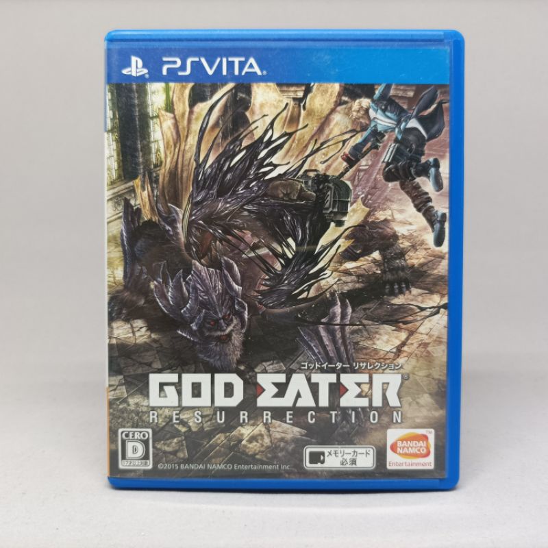 GOD EATER Resurrection PS Vita | แผ่นเกมเพลสเตชั่นวีต้า แท้ | Zone 2 | Japan | ใช้งานปกติ