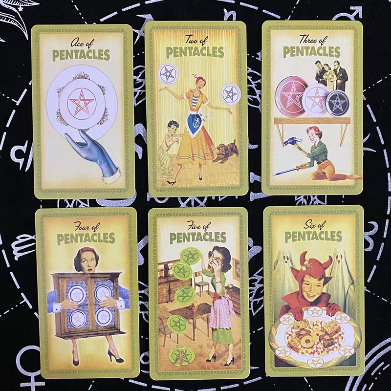 Housewives Tarot The Housewives Tarot เกมกระดานการ์ดแบบกําหนดเองภาษาอังกฤษ - รูปที่ 3