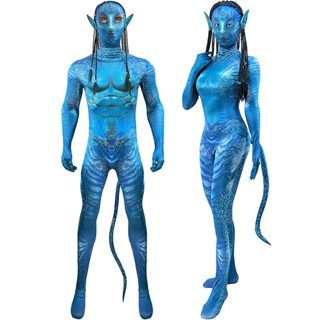 ชุดจั๊มสูทคอสเพลย์ Avatar Jake Sully Neytiri Navi สําหรับผู้ชาย และผู้หญิง