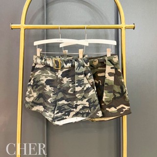 CHER No.327 สายคาเฟ่ สายแคมป์ สายคอนเทนต์ ห้ามพลาดตัวนี้เลยนะคะ สับมาก ดีมาก ผ้าสวย มาพร้อมเข็มขัดผ้า ถอดแยกได้ ขาเบิ้ล