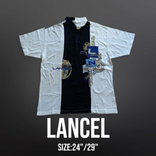 เสื้อโปโลlancelแท้100% เสื้อแบรนด์เนมแท้