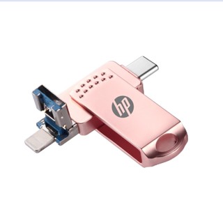 Hp 3in1 OTG แฟลชไดรฟ์ภายนอก USB Type-C สําหรับ iPhone iPad คอมพิวเตอร์ แล็ปท็อป PC 1TB