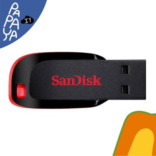 SANDISK แฟลชไดร์ฟ CRUZER BLADE (SDCZ50) Black ขนาด 16 GB/ 32 GB