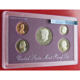 1988 S USA Proof Set,5 Coins