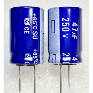 Panasonic SU 47uf 250v 85° Capacitor ตัวเก็บประจุ คาปาซิเตอร์