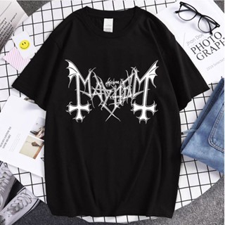 Funny Fashion High Quality Tee Mayhem Popular Printed Couple T -Shirt Vintage Cartoon Summer Couple Tops Ulzzang Style T