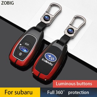 Zobig เคสกุญแจรีโมทรถยนต์ พร้อมพวงกุญแจ สําหรับ Subaru Forester CrossTrek Outback WRX Ascent BRZ Impreza Legacy