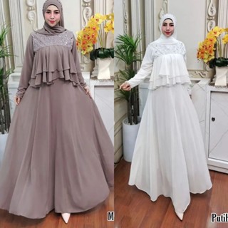 Gamis Maxy Import ชุดเดรส Mutiara นําเข้าจากไวรัส หรูหรา สําหรับผู้หญิง 2022