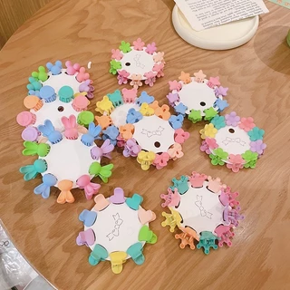 💗พร้อมส่ง💗แผงกิ๊บ แป้นกระดาษติดกิ๊บ 50 แผ่น