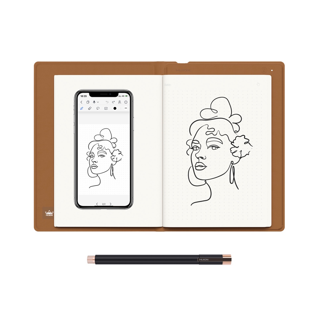 มาใหม่Hunion Note X10 a5 แท็บเล็ตการวาดภาพโน้ตบุ๊คอะนิเมะความงามแล็ปท็อป 2nd Gen Scribo ปากกา 8192 ร