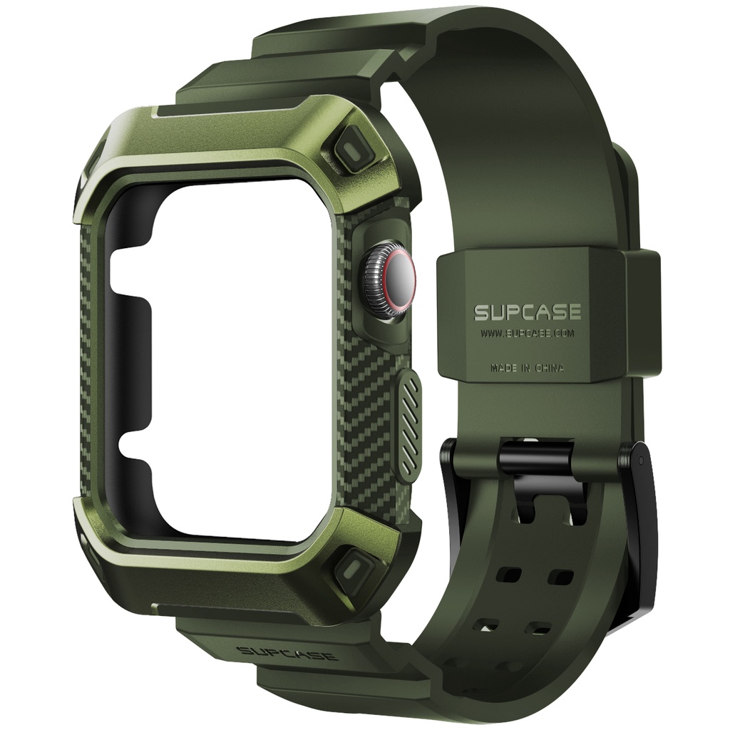 Supcase เคสป้องกัน ลายยูนิคอร์น Beetle Pro พร้อมสายคล้อง สําหรับ Apple Watch Series 9 8 7 6 SE 5 4 45 44 มม.