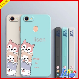 เคส OppoF7 เคส OppoF5 A5S F9 A12 A7 F11 A17 F11 Pro ภาพประกอบสุนัขน่ารักเคสโทรศัพท์ GG