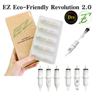 เข็ม EZ Eco-Friendly Revolution 2.0 Cartridges Green Option Cartridges Needles