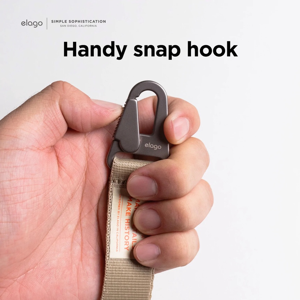 elago Wrist Lanyard Carabiner Strap [2 Colors] for iPad, AirPods Pro, Pro2, Gen1&2&3 สายคล้องข้อมือ ราคา ถูกที่สุด ดีลบีเคเค แกลเลอรีภาพที่ 7