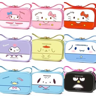 กระเป๋าสะพายคาดตัว SANRIO - หนัง pu อย่างดี - สายสะพายปรับความยาวได้ - ขนาด 19×12×6 cm