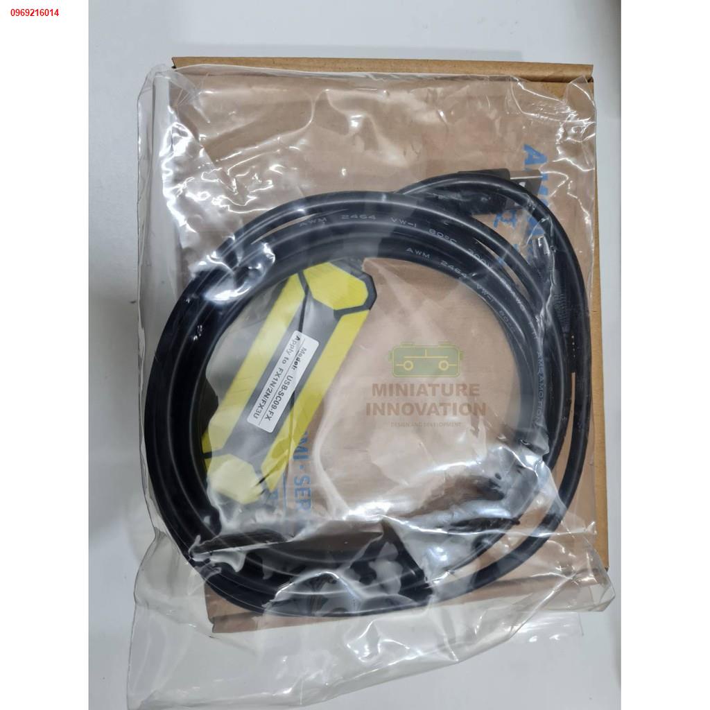 ฮาร์ดแวร์ในบ้านสายดาวโหลด PLC Mitsu FX Mitsubishi FX/1N/1S/2N/3U3S series programming cable (MI-Link-USB-SC09-FX)