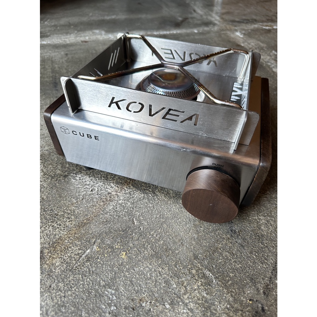 แผ่นบังลมสเตนเลสลาย Kovea สำหรับเตา Kovea Cube  (ไม่รวมเตา)