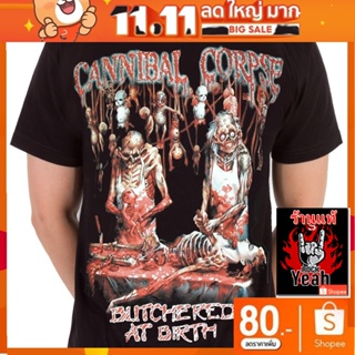 เสื้อวง Cannibal Corpse เสื้อลาย แคนนิเบิลคอปส์ ร็อคในตำนาน ลายอมตะ เสื้อวินเทจ RCM678