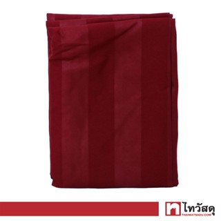 KASSA HOME ปลอกหมอน 2 ชิ้น KASSA HOME รุ่นลายริ้วใหญ่ ขนาด 50 x 76 ซม. สีแดง