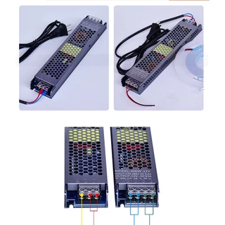 LED แหล่งจ่ายไฟ บางมาก หม้อแปลงไฟเชิงเส้น 220V ถึงDC 12V 24V แถบไฟแบบบางเฉียบสลับแหล่งจ่ายไฟ