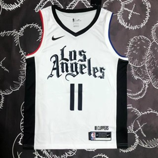 ปัตตาเลี่ยน NBA LA TR22HGR3 2022-23 สําหรับผู้ชาย #11 เสื้อกีฬาแขนสั้น ลาย John Wall Heat-pressed Retro Icon Edition Jerseys Customize Swingman สีขาว สีดํา NEpcof74AHbgkg61