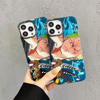 เคสแข็ง สำหรับ ไอโฟน iPhone 14 Pro Max 14 Plus iPhone 13 Pro Max iPhone 12 Pro Max Fashion Cartoon โรโรโน่ โซโร่ Roronoa Zoro Hard Case
