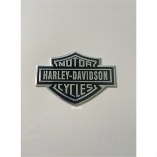 โลโก้ HARLEY DAVIDSON ขนาด 10.8x7.5 cm. อะลูมิเนียม