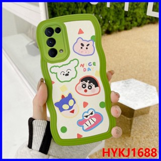 เคส OPPO Reno5 5G เคส OPPO Reno 5 5G เคสโทรศัพท์มือถือ ซิลิโคนนิ่ม tpu ลายคลื่น สําหรับ BBPW