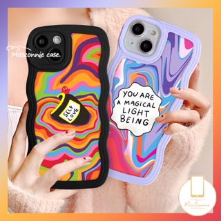 Casetify เคสโทรศัพท์มือถือ Tpu นิ่ม ขอบหยัก ลายสีน้ํา สีรุ้ง หลากสี สําหรับ Redmi 9T 12C 9 10 9A 10A 10C 9C NFC A1+ Redmi Note 10 11s Note 11 Pro + 10s 10 Pro Max Plus 9 Pro Note8