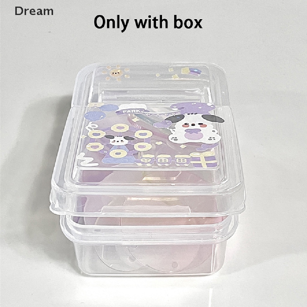 <Dream> กล่องพลาสติกใส ขนาดเล็ก พร้อมฝาปิด สําหรับเก็บเครื่องประดับ 1 ชิ้น
