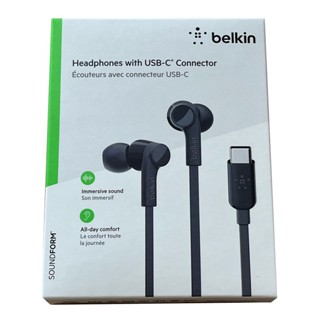 Belkin SoundForm Headphones with USB-C Connector (Black), G3H0002btBLK