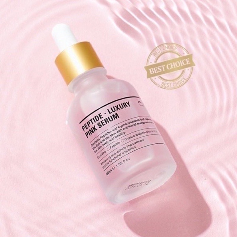 PEPTIDE-LUXURY PINK SERUM 50ml.ส่งฟรี❗️