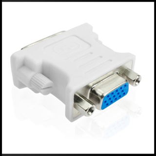 Zevaret อะแดปเตอร์แปลงวิดีโอ Dvi-I 24+5 Pin Dvi To Vga Male To Female สําหรับ Pc แล็ปท็อป การ์ดจอ