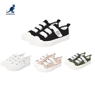 ราคาKANGOL Sneakers unisex, ขาวดำมีในสต็อก รองเท้าผ้าใบ รุ่น Velcro เวลโก้ แบบแปะ สีดำ,ขาว,ครีม 69522003