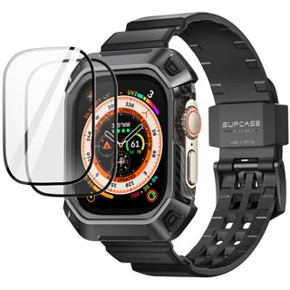 Supcase เคสป้องกันหน้าจอ ลายยูนิคอร์น Beetle Pro พร้อมสายคล้อง สําหรับ Apple Watch Ultra 49 มม. 2022 2 แพ็ค