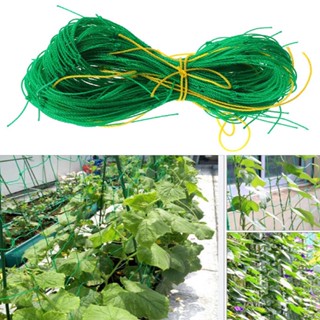 【AG】Cucumber Trellis Wear-resistant Space Saving Plastic Cucumber Trellis Netting for Garden