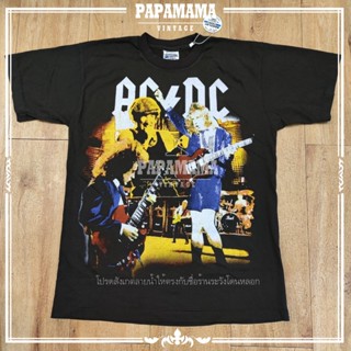 [ ACDC ] The Original Booteg เสื้อร๊อค เสื้อวง เสื้อวินเทจ papamama vintage shirt